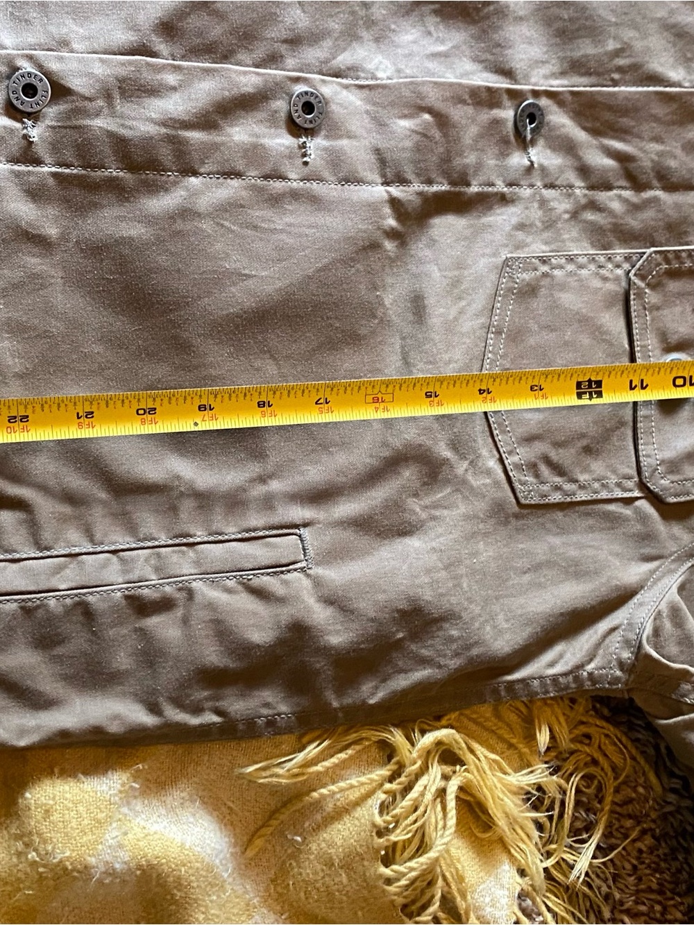 Huckberry - Flint & Tinder Men's Brown waxed Canvas Jacket - Medium - Excellent! - Picture 11 of 12